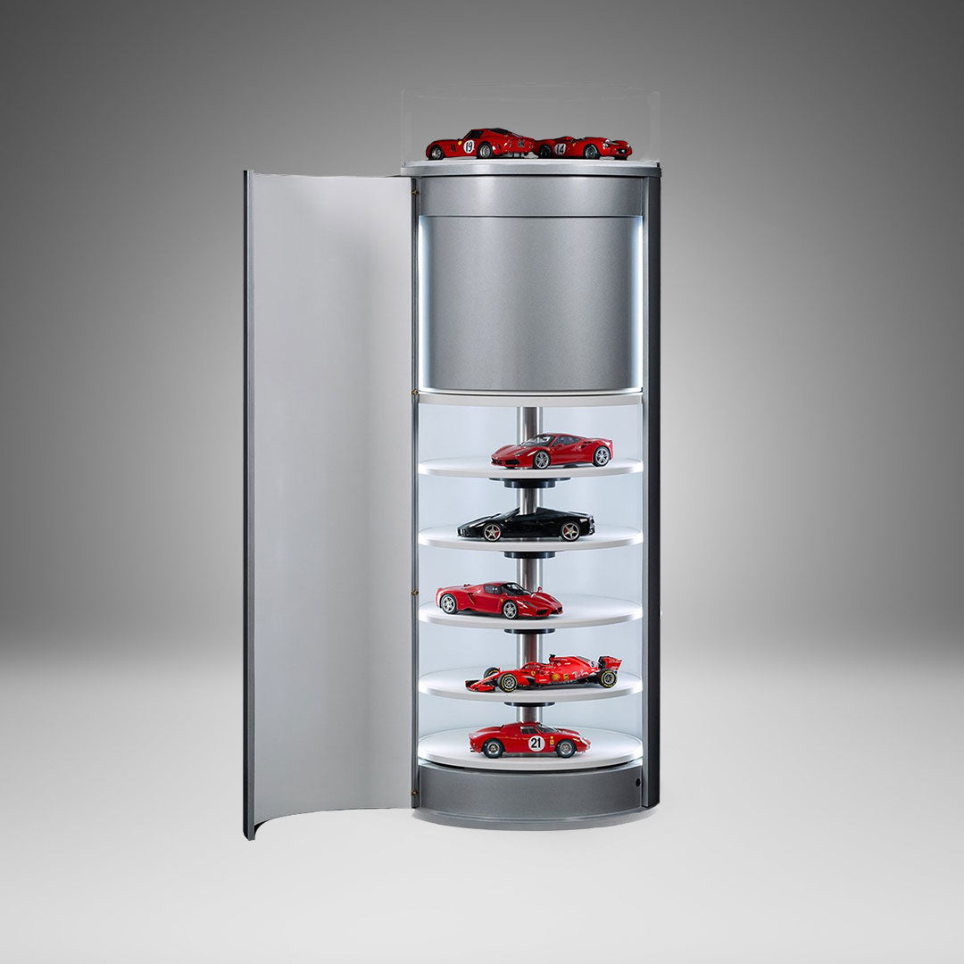 Model Car Rising Display Cabinet - (1:18 & 1:43 scale models