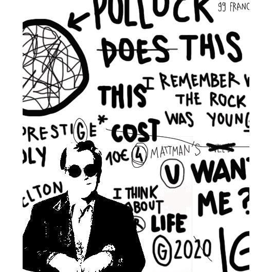 Pollock does this by French Artist Giordan Rubio