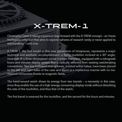 Christophe Claret X-TREM-1 Watch by StingHD