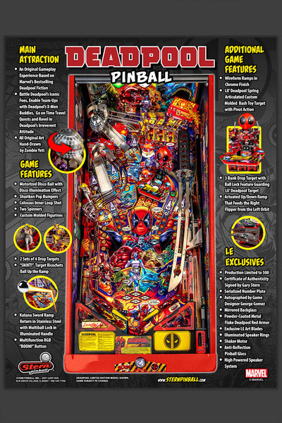 Pinball Deadpool by Stern *Premium Edition*
