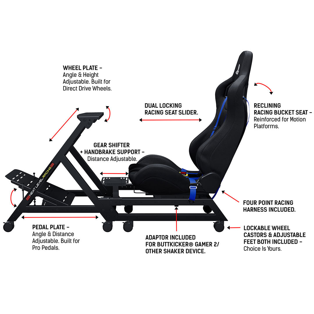 playstation pedals GTtrack Playstation Edition Racing Simulator Cockpit