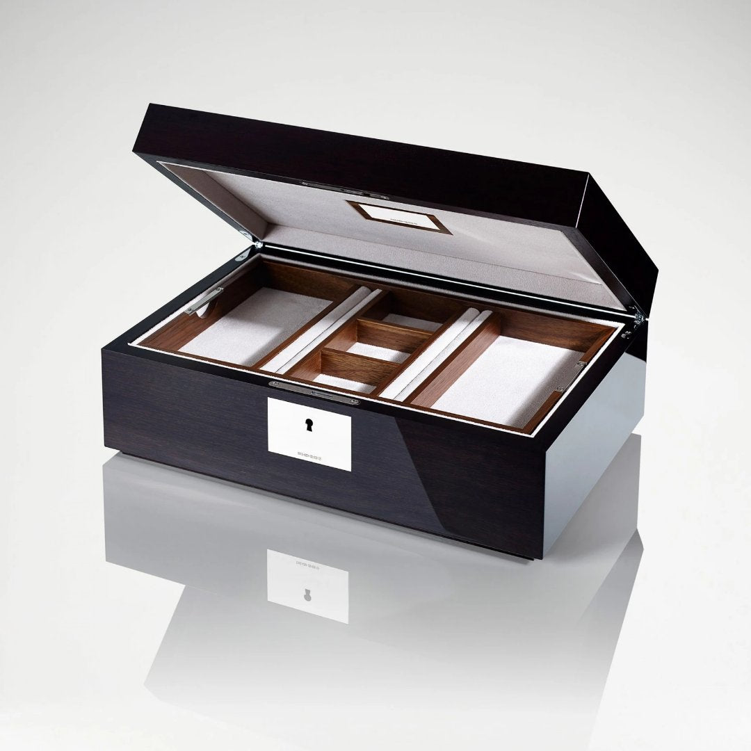 Linley Kuala Lumpur Skyline Box -  Luxury Wooden Gift Humidor/Jewellery Box Engraved
