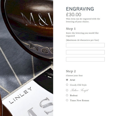 Linley Double Watch Winder - Luxury Wooden Macassar Ebony Engraving