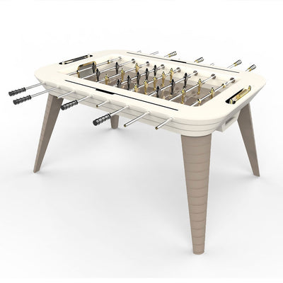 Stadium Luxury Foosball Table by Vismara Design White-Grey