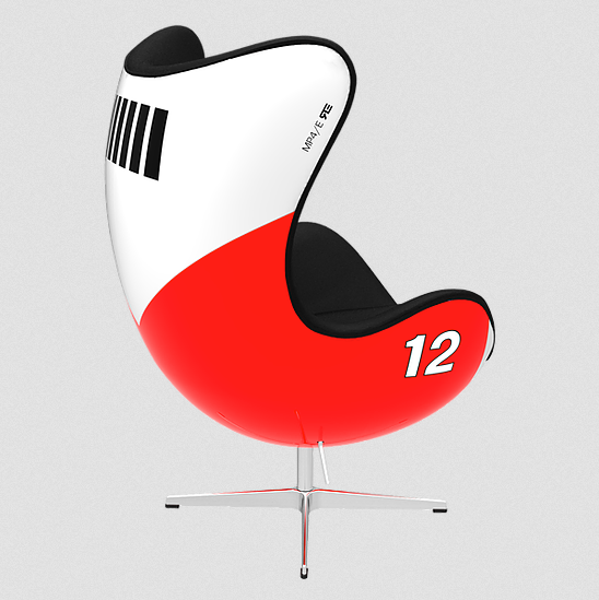 Racing & Emotion Art Egg Chair - McLaren F1 Inspired MP4/E