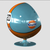 Racing & Emotion Art Ball Chair - 917 LM20 Gulf
