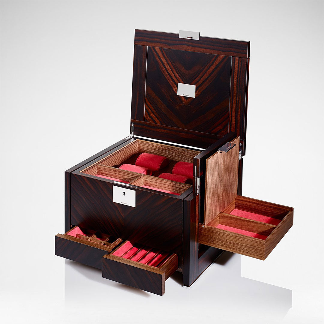 Linley Optima Box - Luxury Wooden Macassar Ebony Keepsake