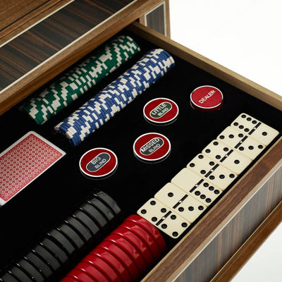 Linley Classic Games Table - Walnut Poker Chips