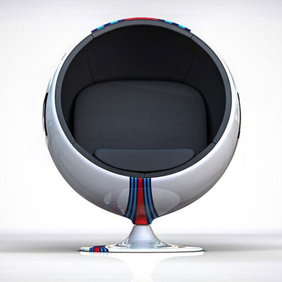 Racing & Emotion Art Ball Chair - Porsche Martini Racing