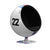 Racing & Emotion Art Ball Chair - Porsche Martini Racing